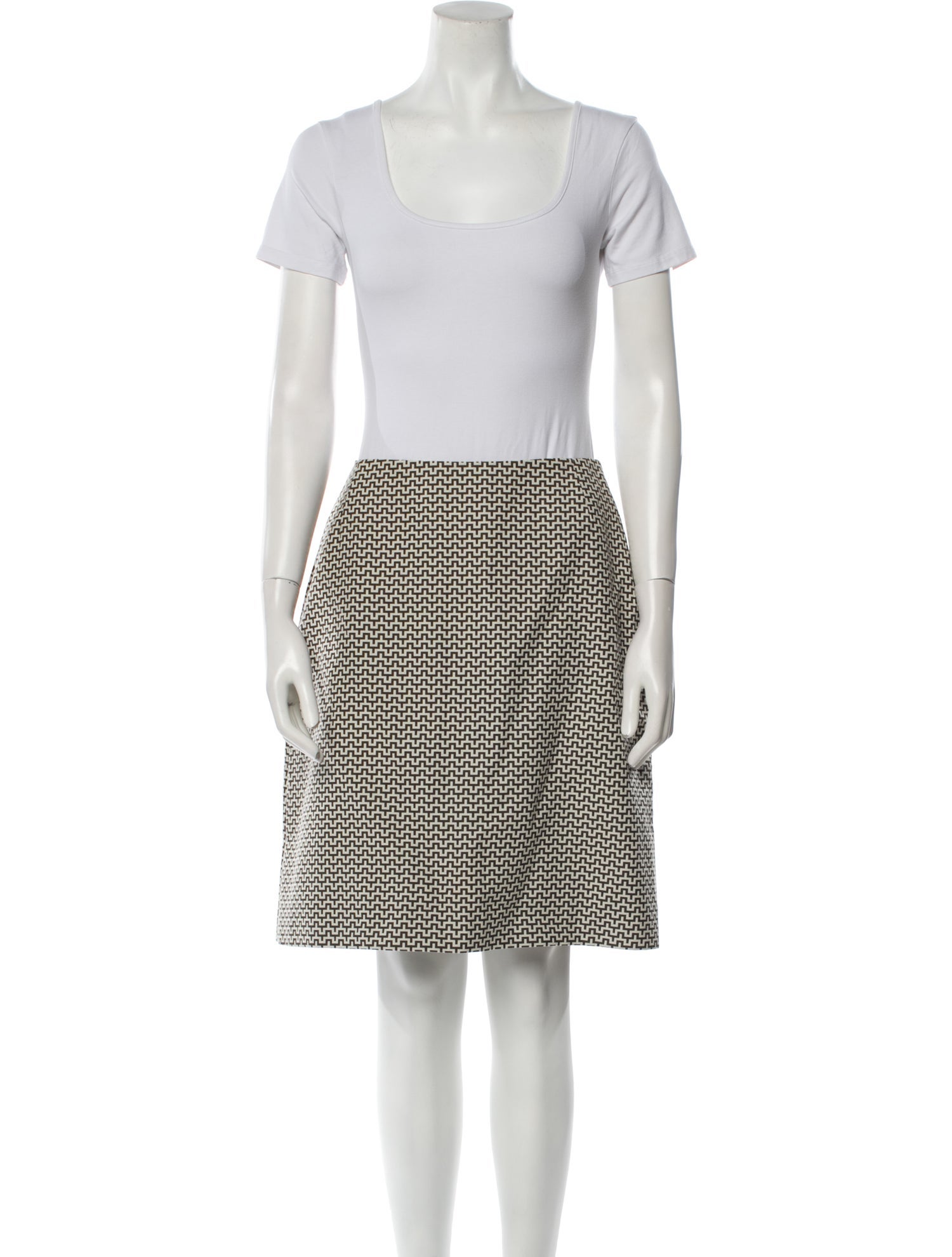 Michael Kors Printed Skirt Suit